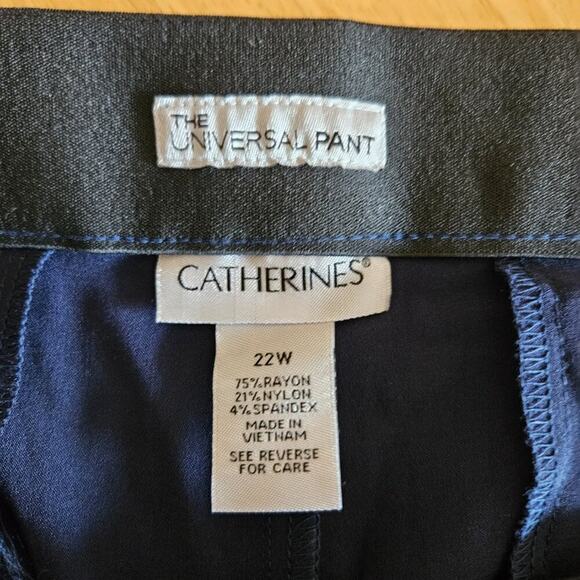 Catherines Universal Pants Stretch  - Navy Blue -sz 22W - NWT - Picture 6 of 9